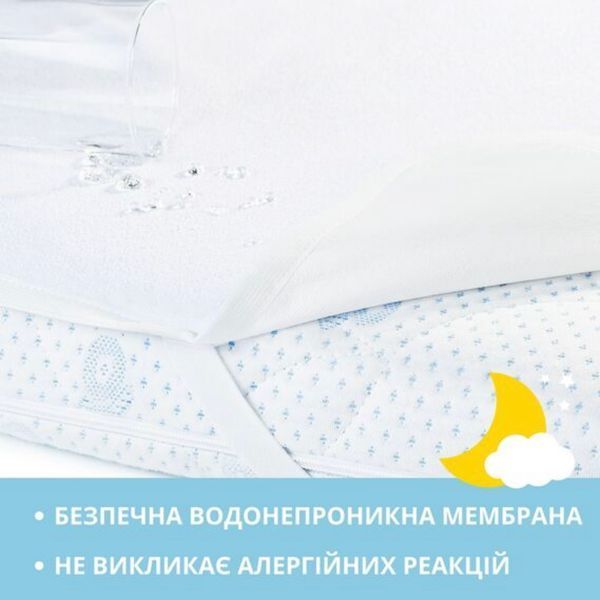 Наматрацник Аквастоп з резинками по кутам 60х120 см 1105-7 фото