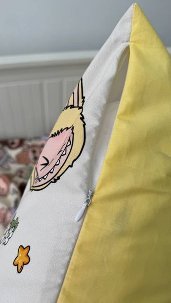 Постільна білизна Labubu з жовтим Дитячий (3-10 років) 1057 фото